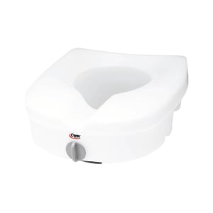 Compass Health Brands E-Z Lockâ„¢ Raised Toilet Seat, 15-1/2 x 17 Inch